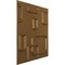 Ekena Millwork 11 7/8in. W x 11 7/8in. H Oslo EnduraWall Decorative 3D Wall Panel Covers 0.98 Sq. Ft. WP12X12OSCGH - alternate 3
